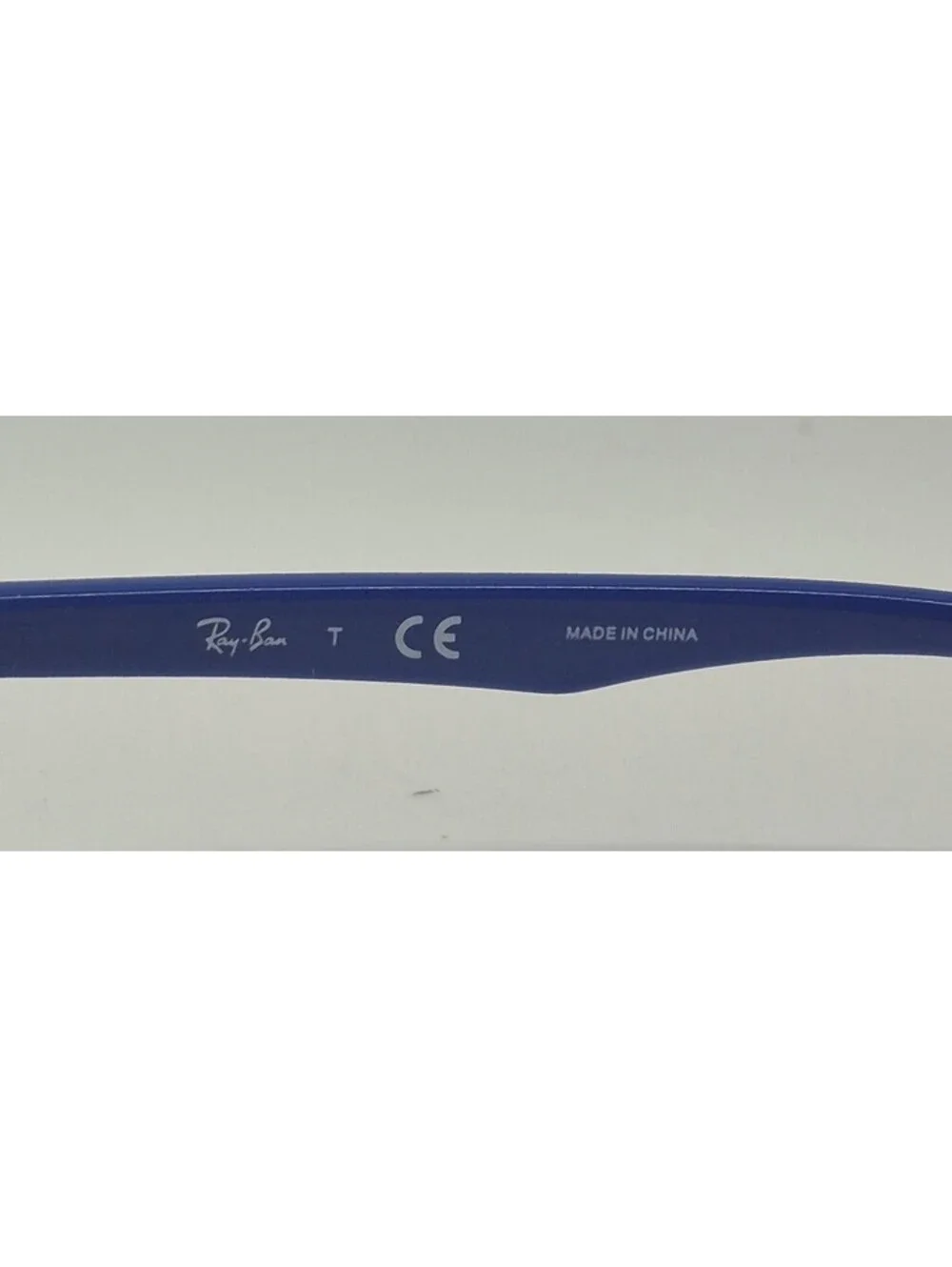 Ray-Ban Eyeglasses Frames Kids RB1584 3686 Clear Blue Square Horn Rim 48-16-125